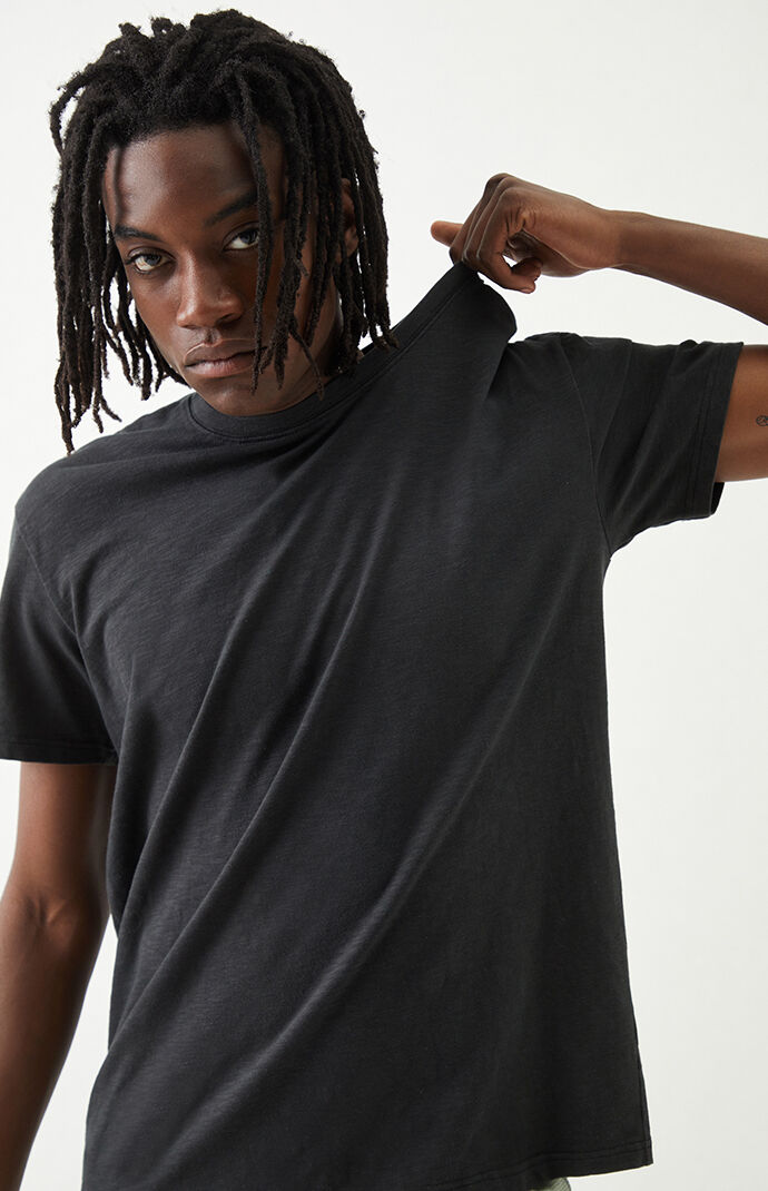 Black Slub T-Shirt