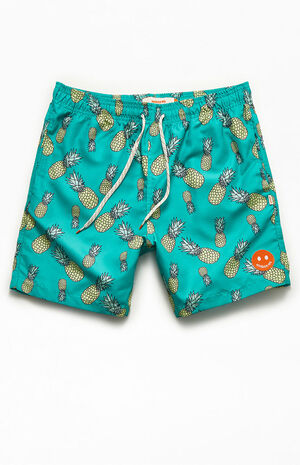 Pineapple Express 16" Swim Trunks image number 1