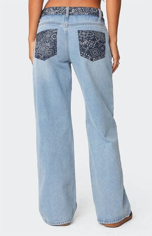 Bandana Bliss Low Rise Jeans image number 4