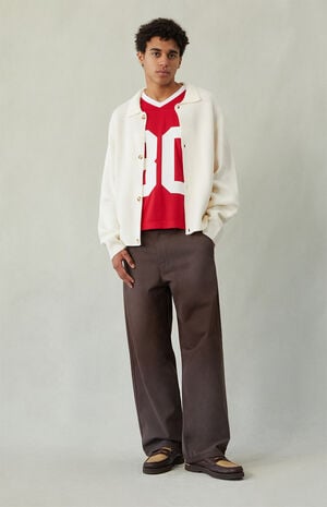 Chino Pants Baggy Brown Pigment image number 1