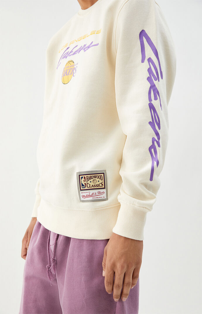 Lakers Flames Crew Neck Sweatshirt