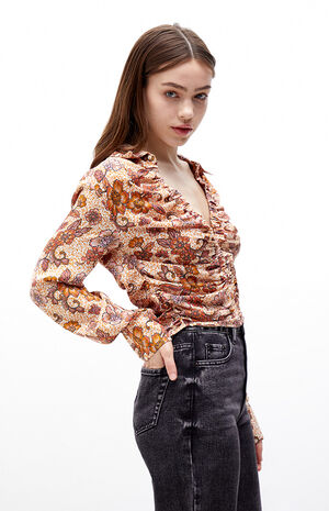 I Got You Printed Long Sleeve Top image number 3