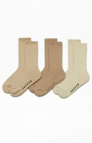 3 Pack Basic Crew Socks image number 1