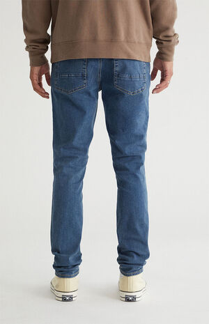Light Indigo Stacked Skinny Jeans image number 4