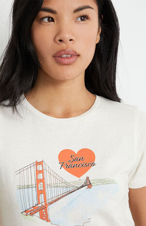 San Francisco Heart Baby T-Shirt image number 3
