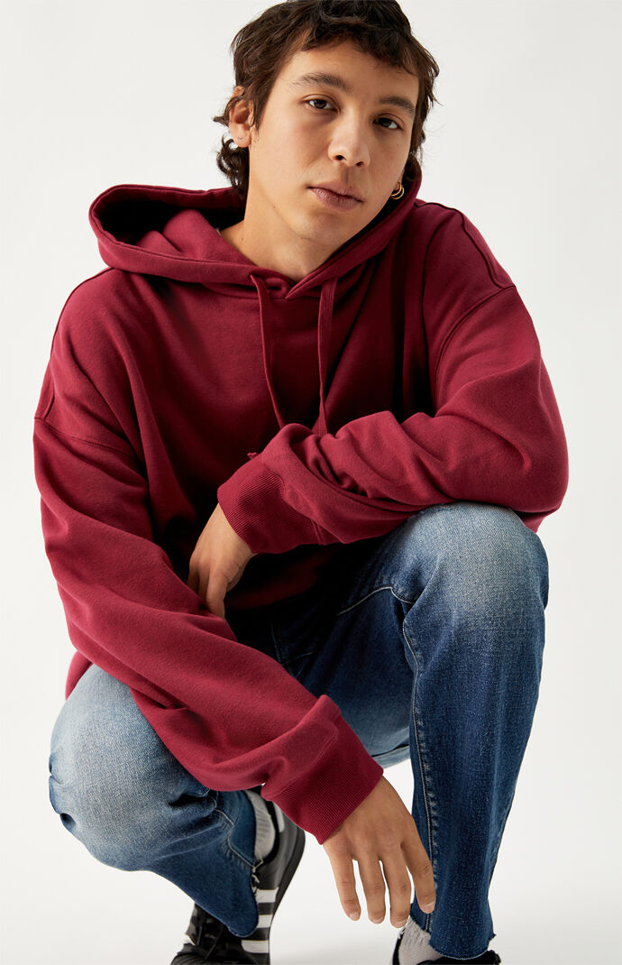 Recycled Burgundy Better Basics Hoodie