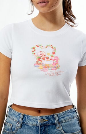Care Bears x Strawberry Shortcake Life Is Sweet Baby T-Shirt image number 2