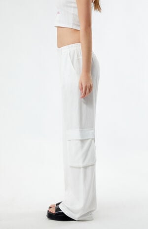 Linen Cargo Pants image number 3