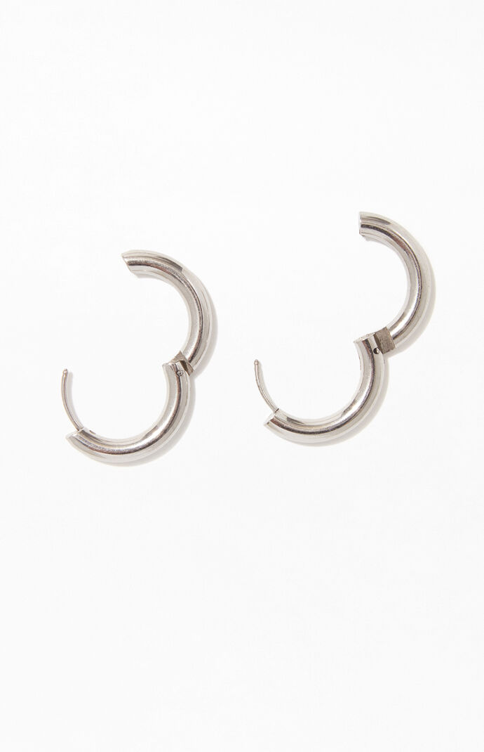 Stainless Steel Hoop Earrings