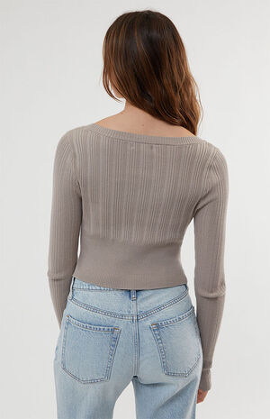 Adelle Cropped Sweater image number 4