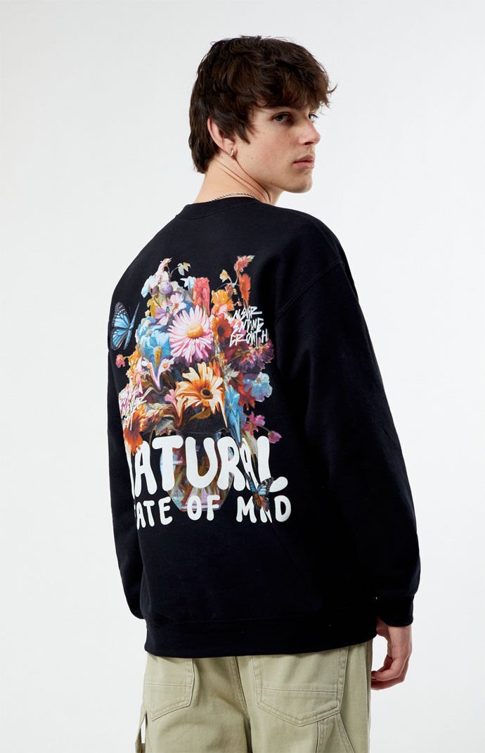 Pacsun Natural State Of Mind Crew Neck Sweatshirt | Pacsun