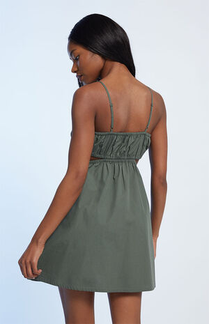 Cutout Fit & Flare Mini Dress image number 4