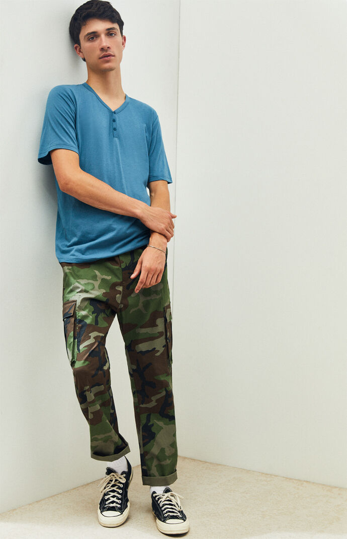 Navy Henley T-Shirt