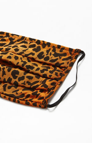 Cheetah Print Face Mask image number 3