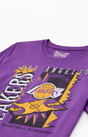 Kids LA Lakers Retro 90&rsquo;s Poster T-Shirt image number 2