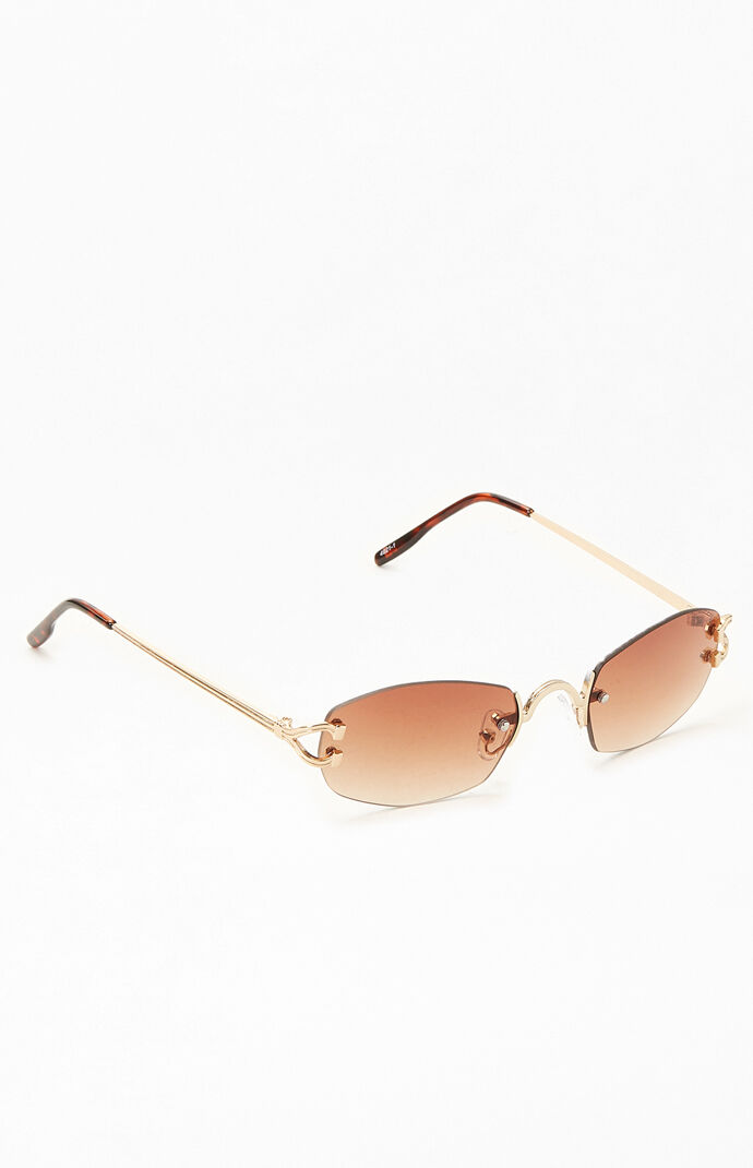 Rimless Metal Sunglasses