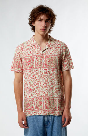 Red Paisley Camp Shirt image number 1