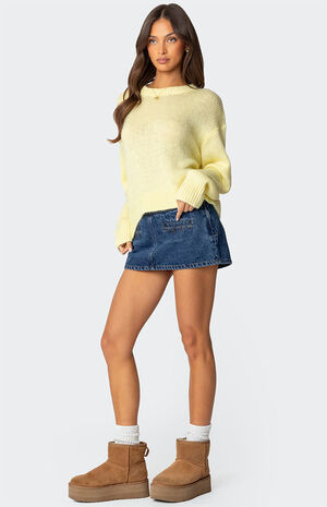 Kyrah Oversized Knit Sweater image number 4