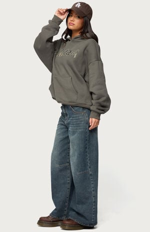 Camo Cutie Oversized Hoodie image number 4