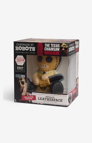 The Texas Chainsaw Massacre Metallic Leatherface Collector Edition 394 Knit Series Vinyl Figure image number 5