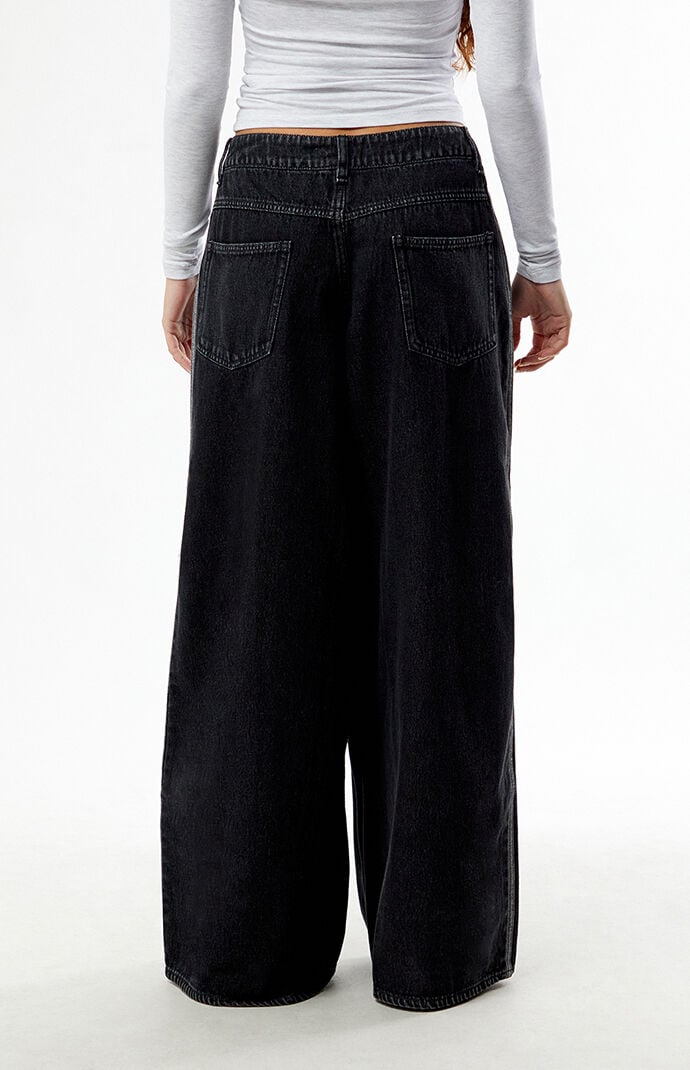 adidas Black Firebird Adilenium Denim Track Pants | Pacsun