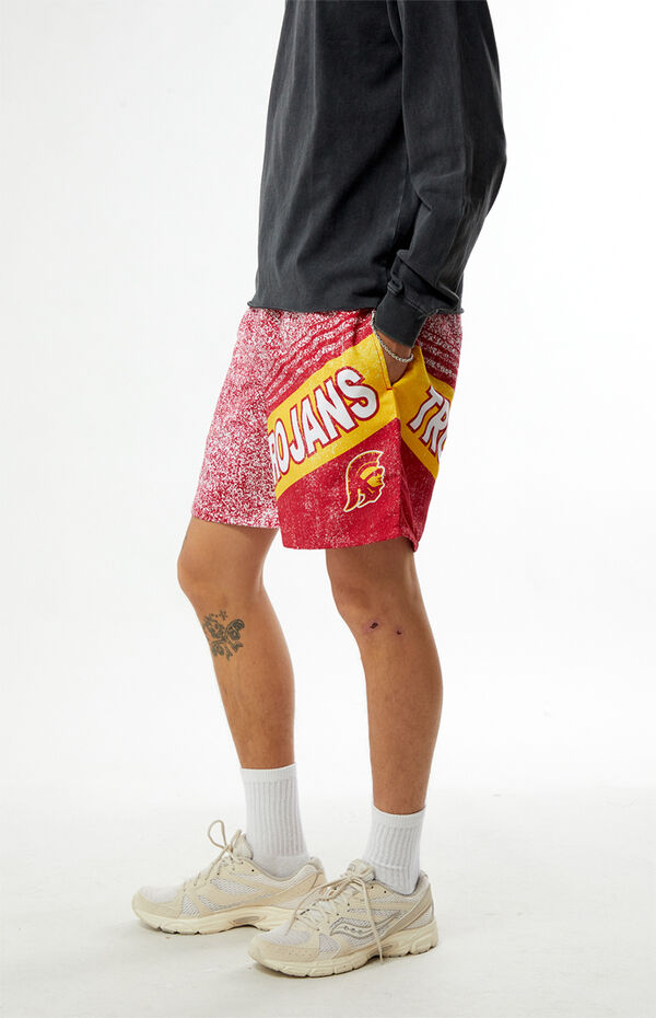 Mitchell & Ness USC Trojans Woven Shorts