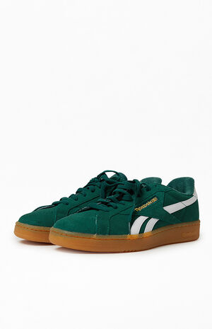 Green & White Club C UK Grounds Shoes image number 2