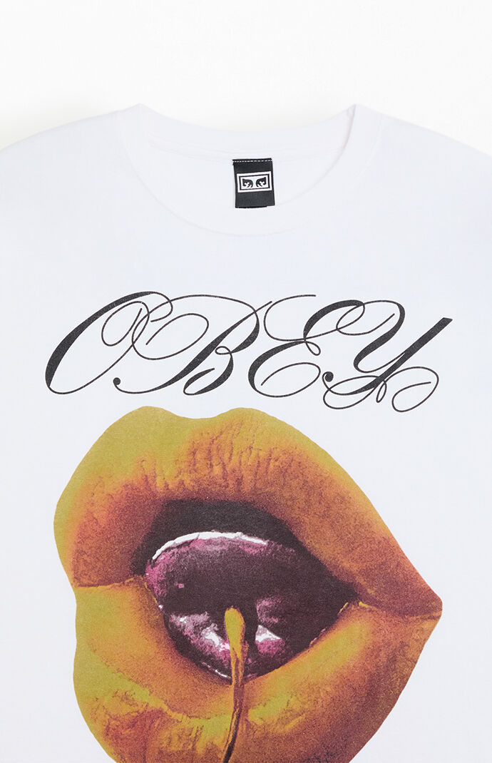 Obey Cherry Lips T-Shirt | Pacsun