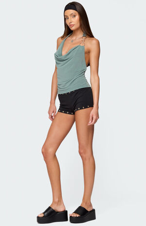 Rhia Cowl Neck Halter Top image number 2