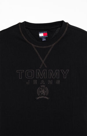 Black Tonal Crest T-Shirt image number 2