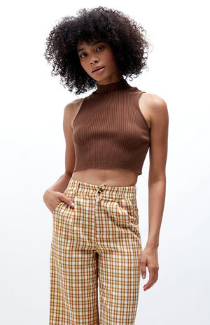 Boxy Mock Neck Tank Top image number 1