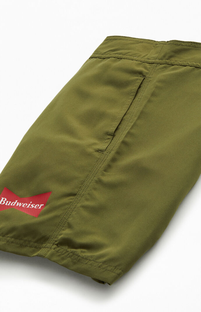 Budweiser By PacSun Banner 6 Swim Trunks PacSun