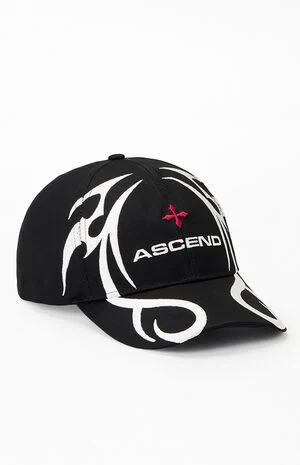 Black Ascend Logo Snapback Hat image number 1