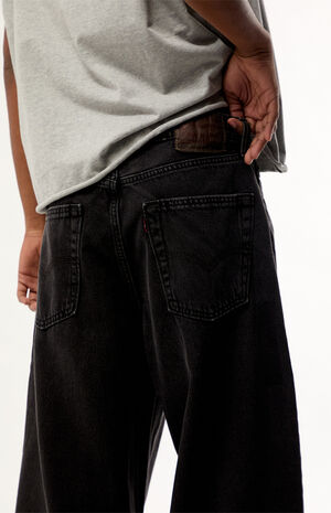 Black Extra Baggy Jeans image number 4