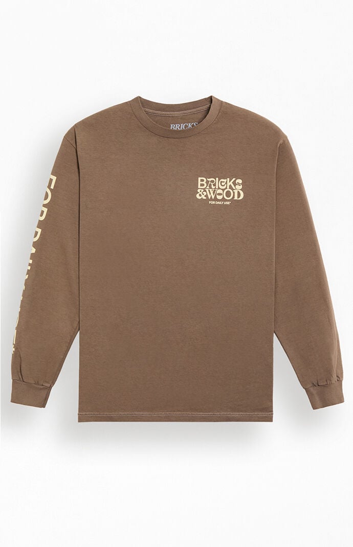 Bricks & Wood For Daily Use Core Logo Long Sleeve T-Shirt