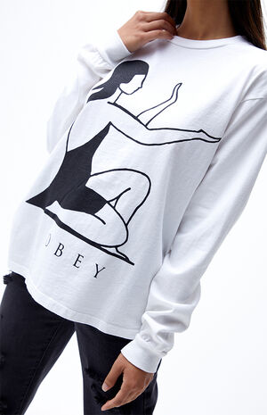 White Radiant Energy Long Sleeve T-Shirt White Radiant Energy Long Sleeve T-Shirt image number null