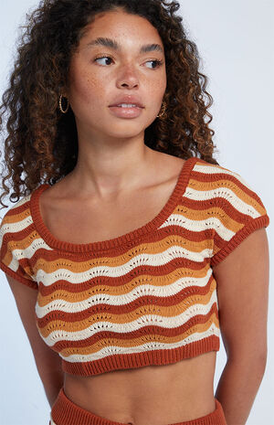 Sunshine Sweater Crop Top image number 2