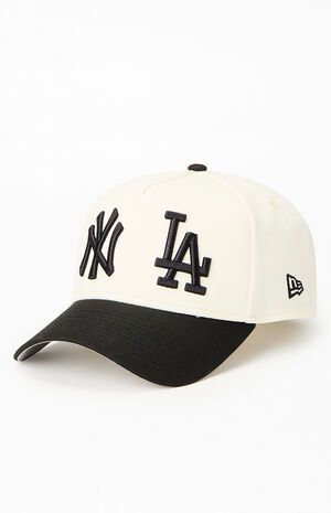 Off White NY & LA 9FORTY Snapback Hat image number 4