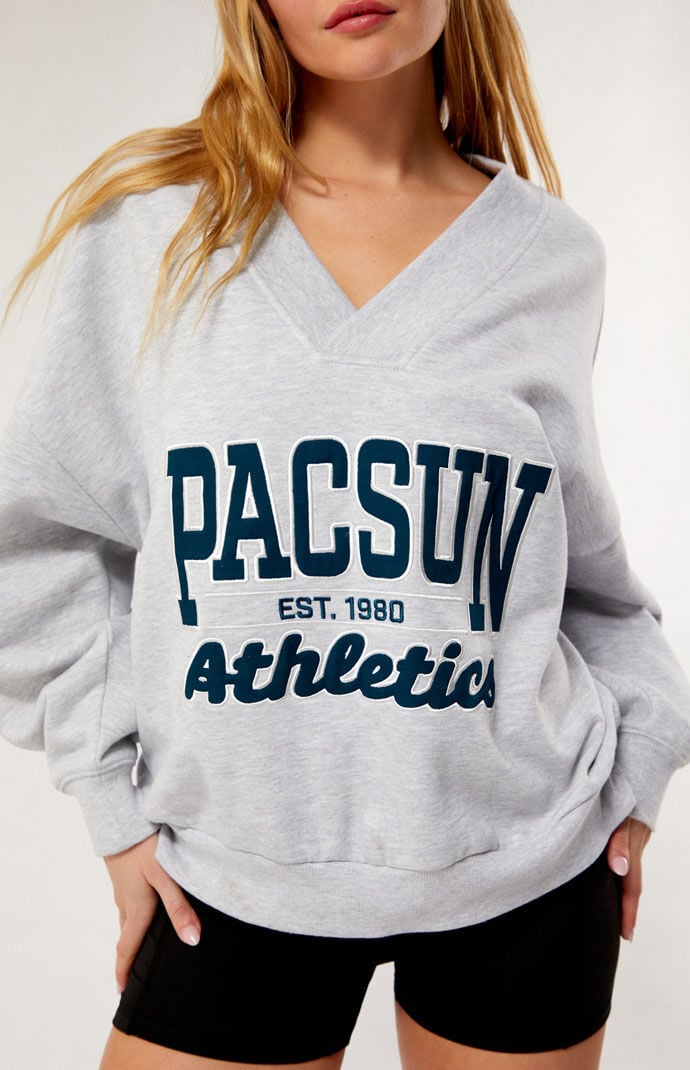Pacsun Pacific Sunwear Athletics V-Neck Sweatshirt | PacSun