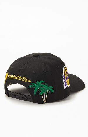 Mitchell & Ness Lakers Drip Snapback Hat