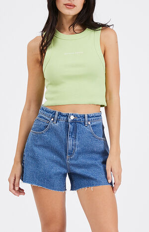 Venice High Waisted Relaxed Denim Shorts image number 2