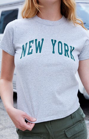 John Galt Heather Grey New York T-Shirt