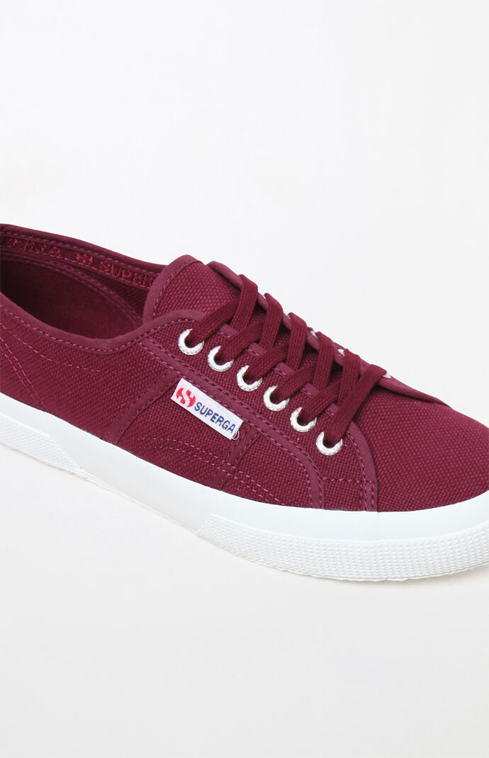 Women's Classic Burgundy Sneakers
