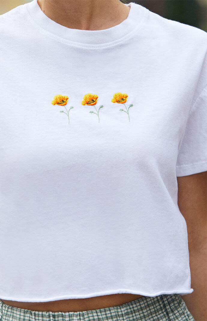 Marina Poppy Crop Top