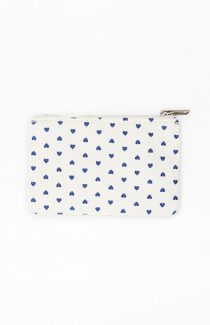 Navy Heart Coin Purse image number 1