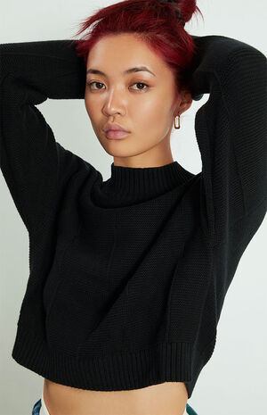 Chunky Mock Neck Sweater image number 2