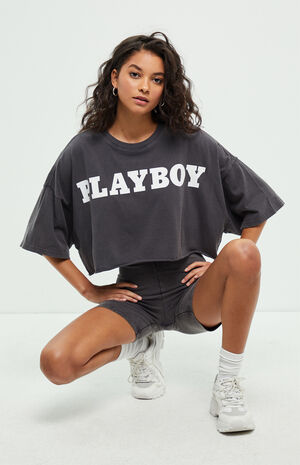 Secréte Gensidig Onset Playboy By PacSun Oversized Cropped T-Shirt | PacSun