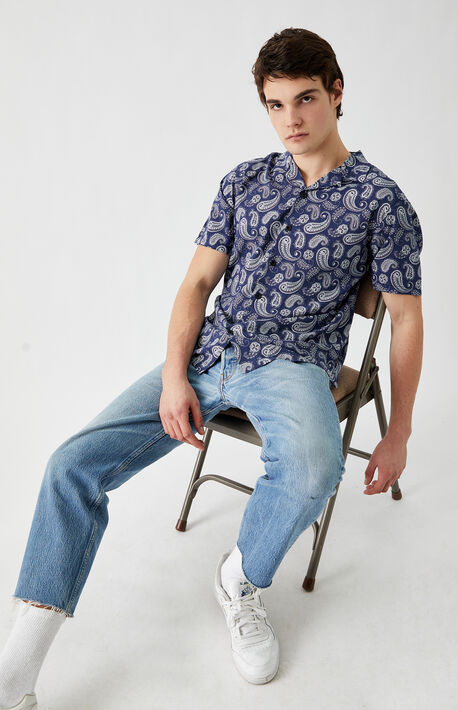 Clive Eco Short Sleeve Camp Shirt