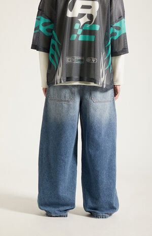 Ryder Ultra Baggy Jeans Zippered&nbsp;Medium Blue image number 4