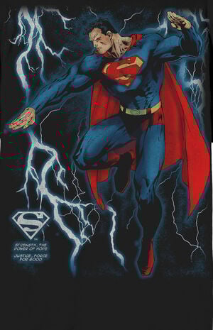 Superman Lightning Oversized Graphic T-Shirt image number 4